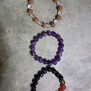 Rudraksha, Amethyst, 7 Chakra