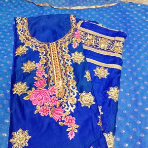 Embroidery Work Cotton Suit