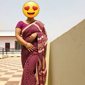 Chiffon Saree Modal Silk