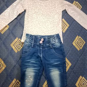 Top And Jeans Set