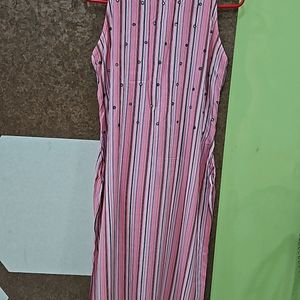 Halter Pink Kurti