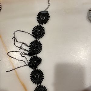 Black Choker Combo Of 3