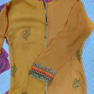 Front Slit Designer Kurta