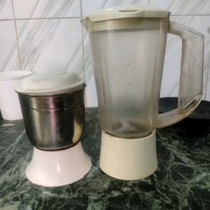 Mixer Glass and Stell Jar