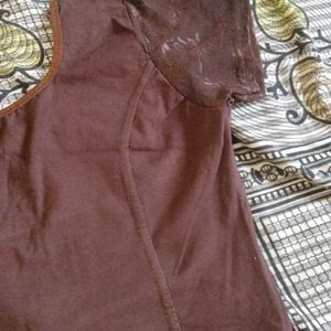 New Elastic Stretchable brown Readymade Blouse