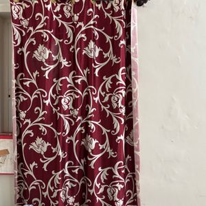 Maroon Curtains