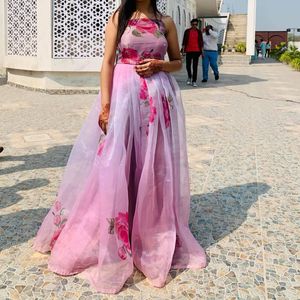 Organza Pink Cute Gown