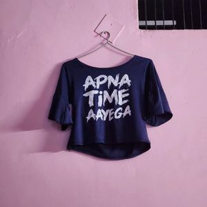 Crop Top Of Apna Time Ayega For Women