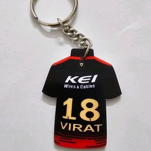 Rcb Virat Kohli Jersey Keychain