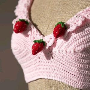 Crochet Strawberry 🍓 Top