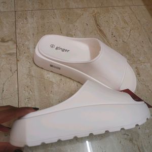 White platform slides