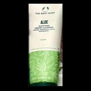 PRICE DROP- Body Shop Aloe Face Wash