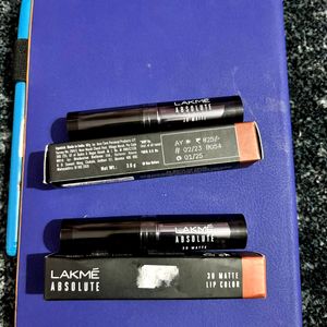 Lakme Absolute 3D Matte Lipstick!