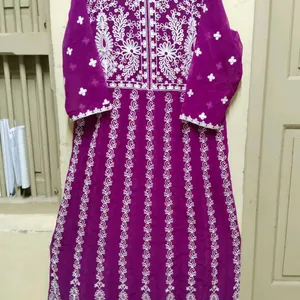 Beautiful Long Embroidery 👗 Dress