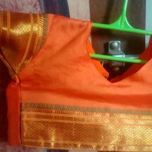 A Beautiful Stitched Baby Saree For 2 To 4 Year Ba