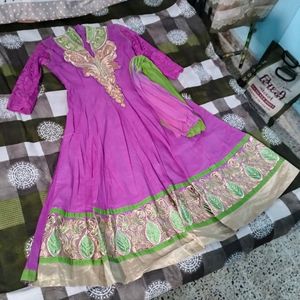 Cotton Anarkali+ DUPATTA😍OFFER PRICE ❗