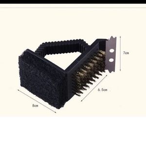 3 in 1 BBQ Cleaning Grill Brush and Scraper