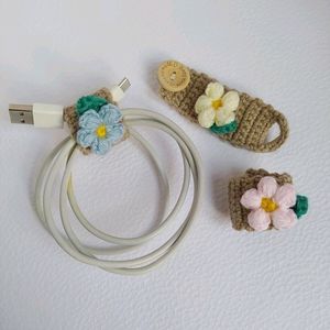 Ear Phone Holder Crochet