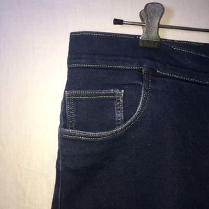 Navy Blue Straight Casual Pant (Girl's)