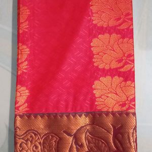 A Elegant Bright Silk Saree