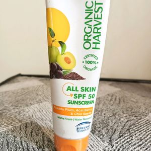 Organic Harvest All Skin SPF 50 Sunscreen - 100 G