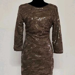 Backless Sequin Dress