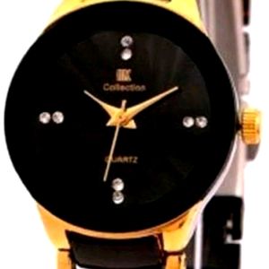 Men's watches golden and two tone pack of tw