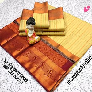 Kanchipuram semi Silk Saree