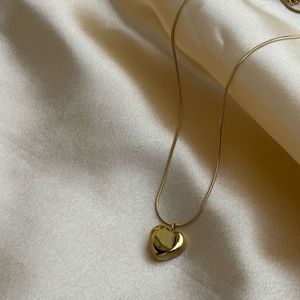 Dainty Heart Pendant Chain Anti-tarnish