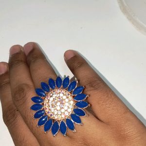 Beautiful Blue Pearl Ring