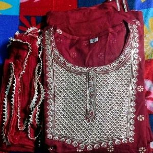 beautiful party wear naira cut kurti pant Dupatta