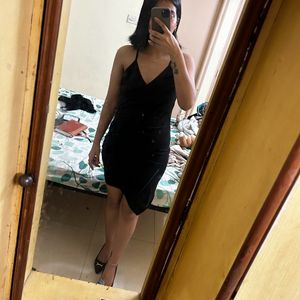 Black Shiny Party Wear Bodycon