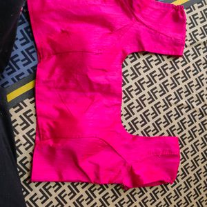 Pink Ready Made Padded Blouse