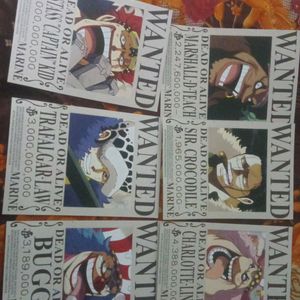 Pirates Anime Posters (Set Of 6)