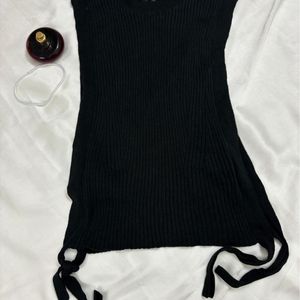 Black Knitted Sweater