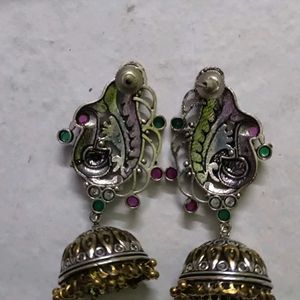 Peacock Shape Earings