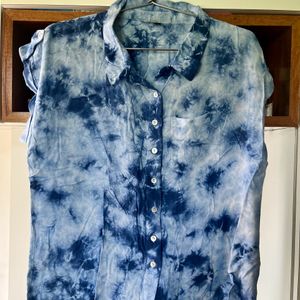 Blue Tie N Dye Shirt