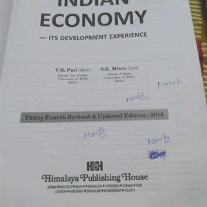 Indian Economy Book