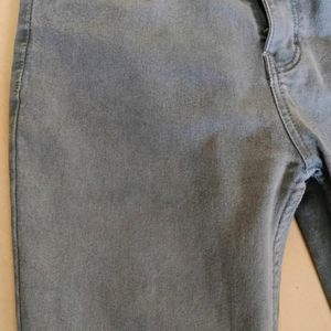 Grey Colour Slim Jeans