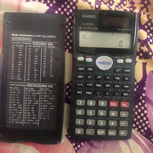 working calculator with cover