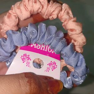 Blue And Peach Hair Bands