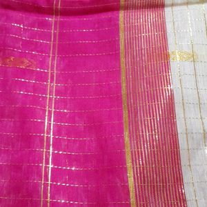 Rose Chanderi Saree