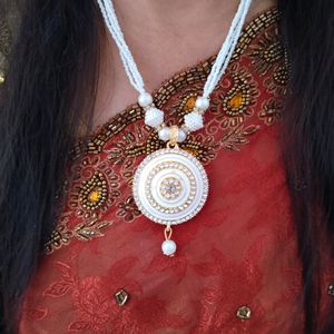 White Pearl Jewellery Set