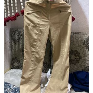 Beige Color Trousers