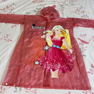 ☔Happy Monsoon🌧️Cute Barbie Raincoat For Girls💝