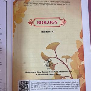 Biology Textbook Hsc Class 11