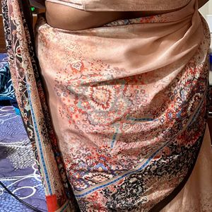 Women's Art Silk Printed Saree With Blouse piece