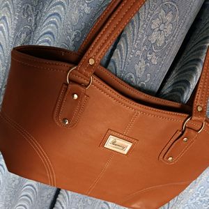 Brown Ladies Purse Pu Leather