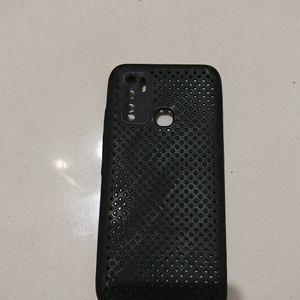 Black Cover Vivo Y50 Mobile Back Cove