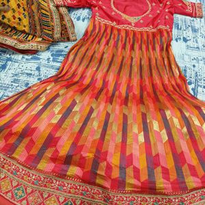 A Beautiful Gown With Dupatta